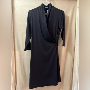 ⚪️ j. McLaughlin vintage classy little back dress fun neckline size small